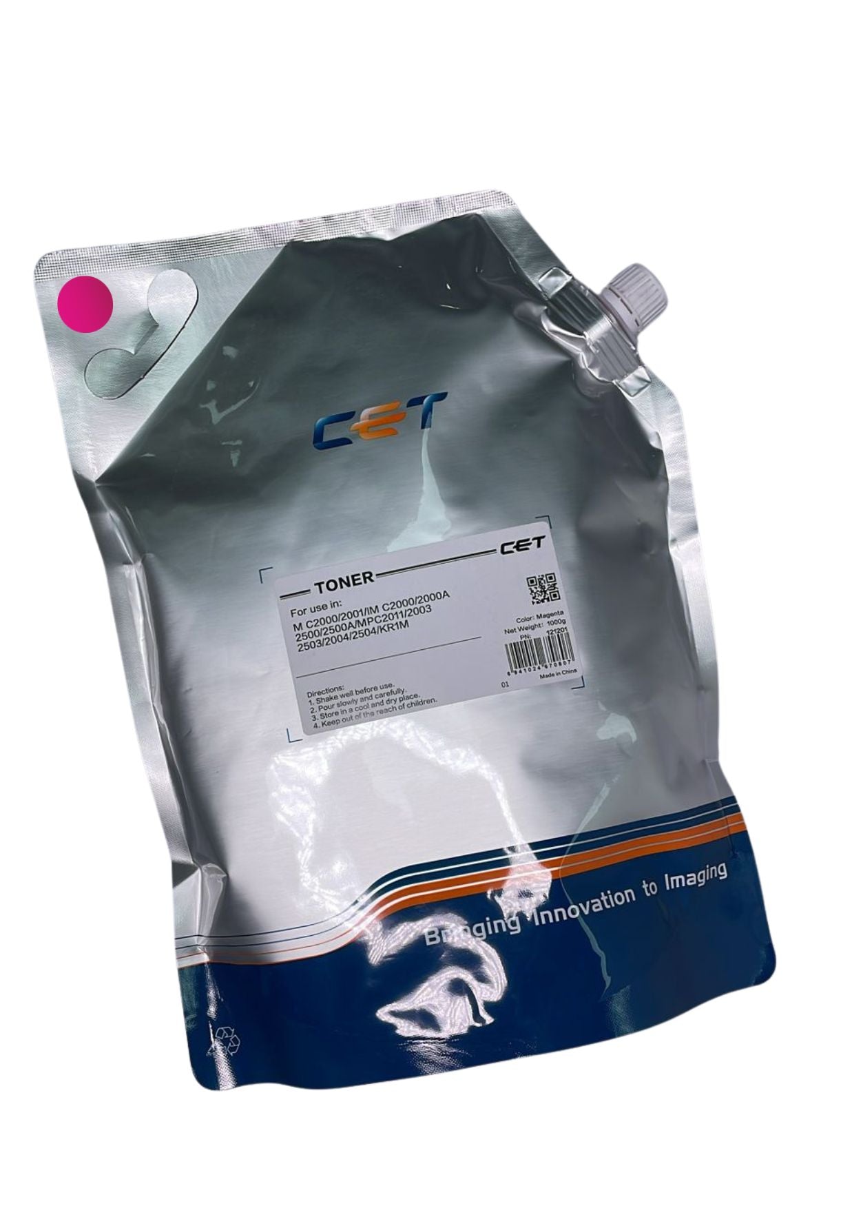 RECARGA TONER MAGENTA 1KG MP C3004 CET