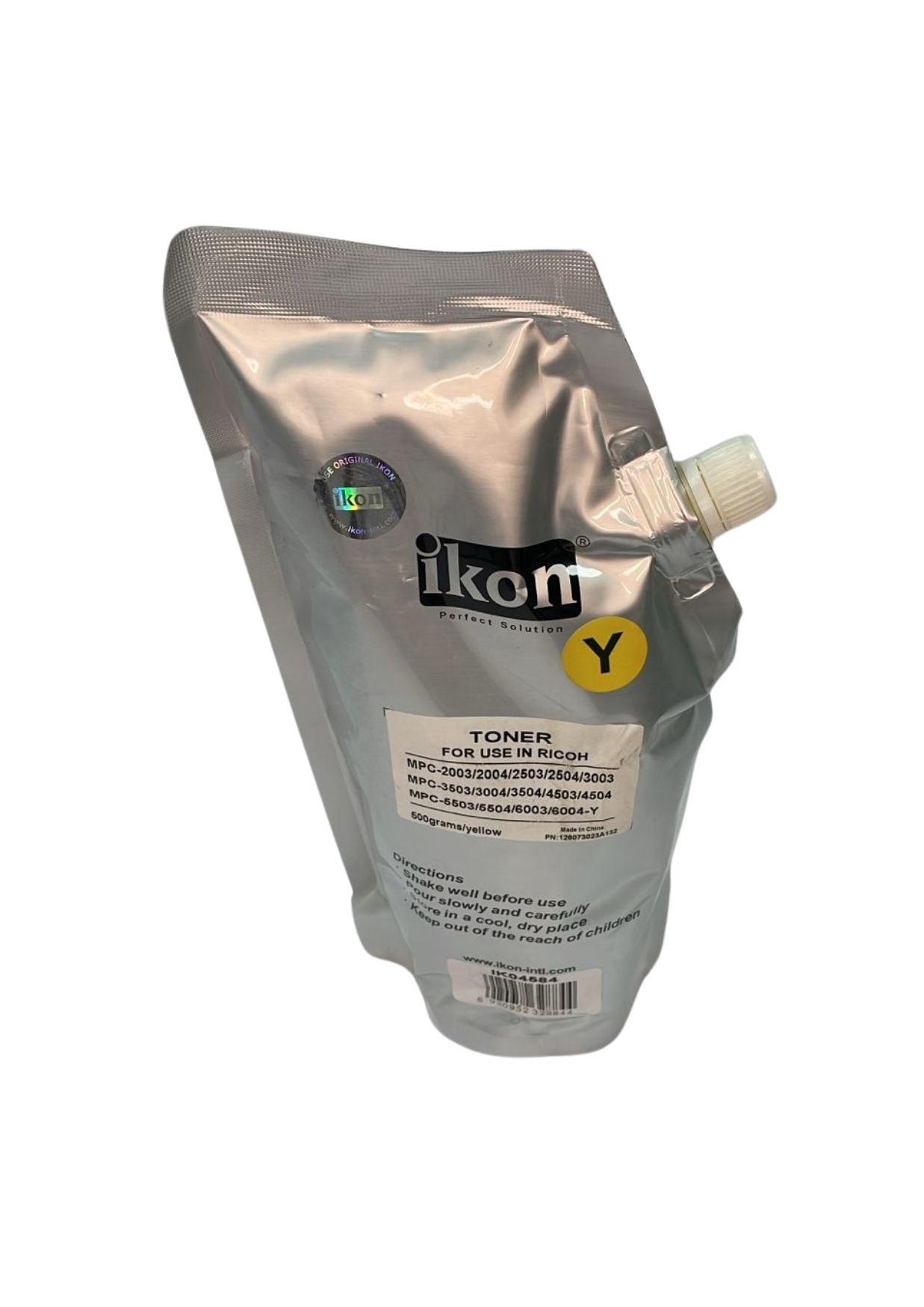 RECARGA DE TONER YELLOW 500GMSIKON