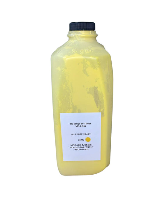 RECARGA DE TONER YELLOW GCP MPC4503 500g