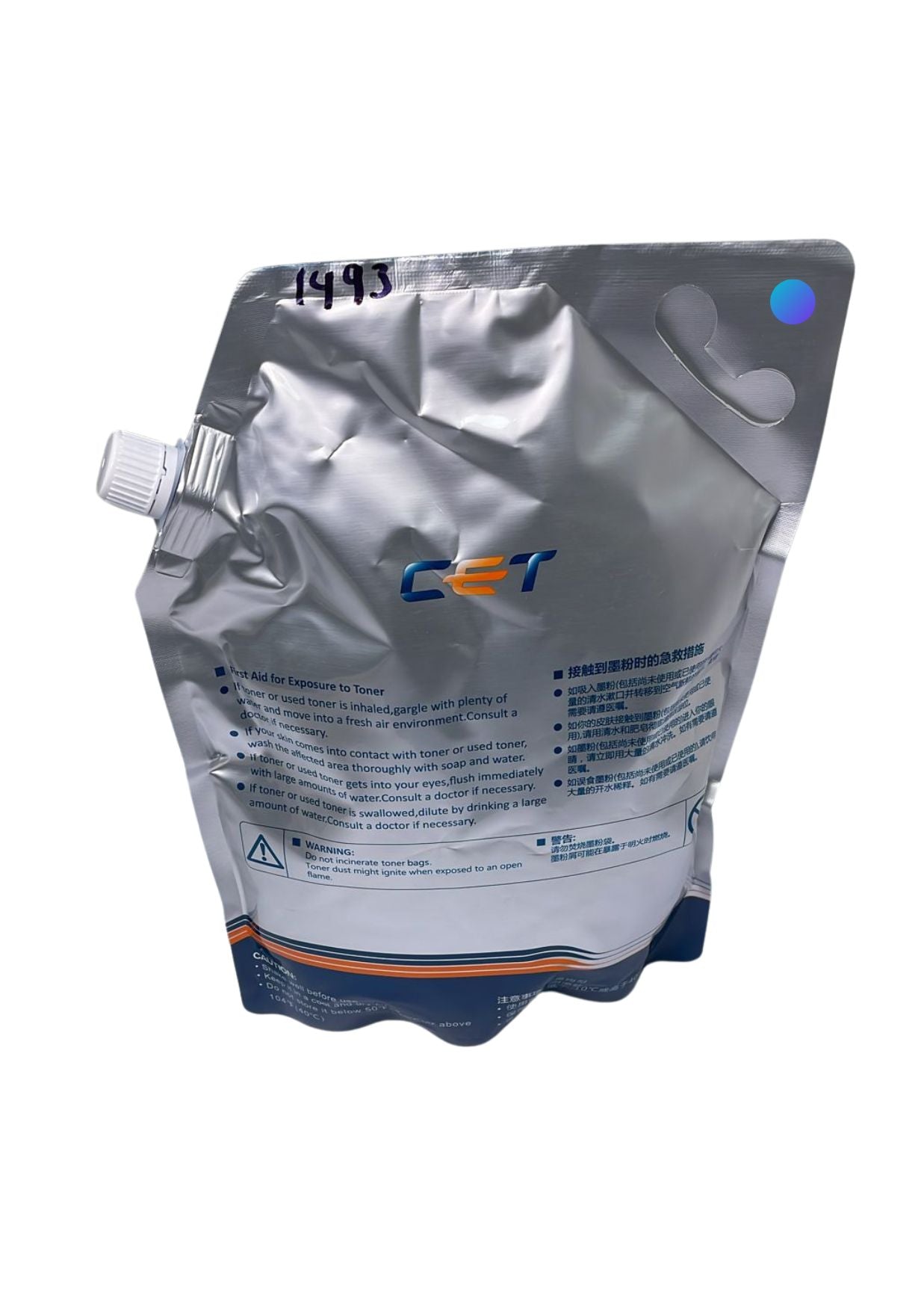 RECARGA TONER CYAN 1KG MP C30034 CET