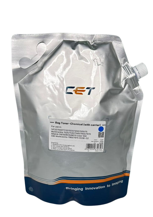 RECARGA DE TONER CYAN CET 1KG XEROX 8045