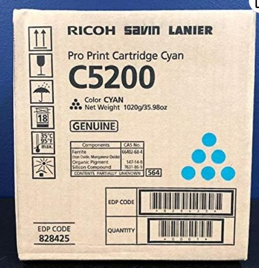 TONER ORIGINAL CYAN RICOH PRO C5200