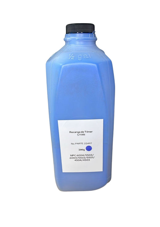 RECARGA DE TONER CYAN GCET MPC4503 500g